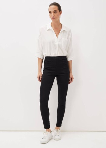 Phase Eight Amina Skinny Trousers Black Australia | LY0973254